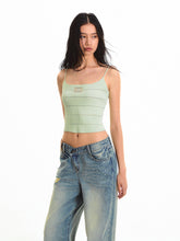 Ice Feel Striped Knit Vest - CHINASQUAD