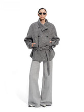 "Djembe Series" 90% Wool Bouclé Layered-Collar Wool Jacket - CHINASQUAD