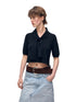 Black Floating Tie Short-Sleeve T-shirt - CHINASQUAD