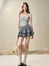 Embroidered Wool Hollow Cardigan & Tank Top Set - CHINASQUAD