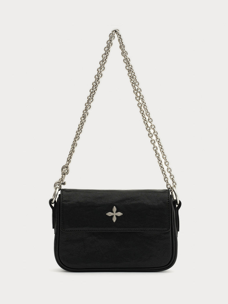 Leather Chain Strap Bag - CHINASQUAD