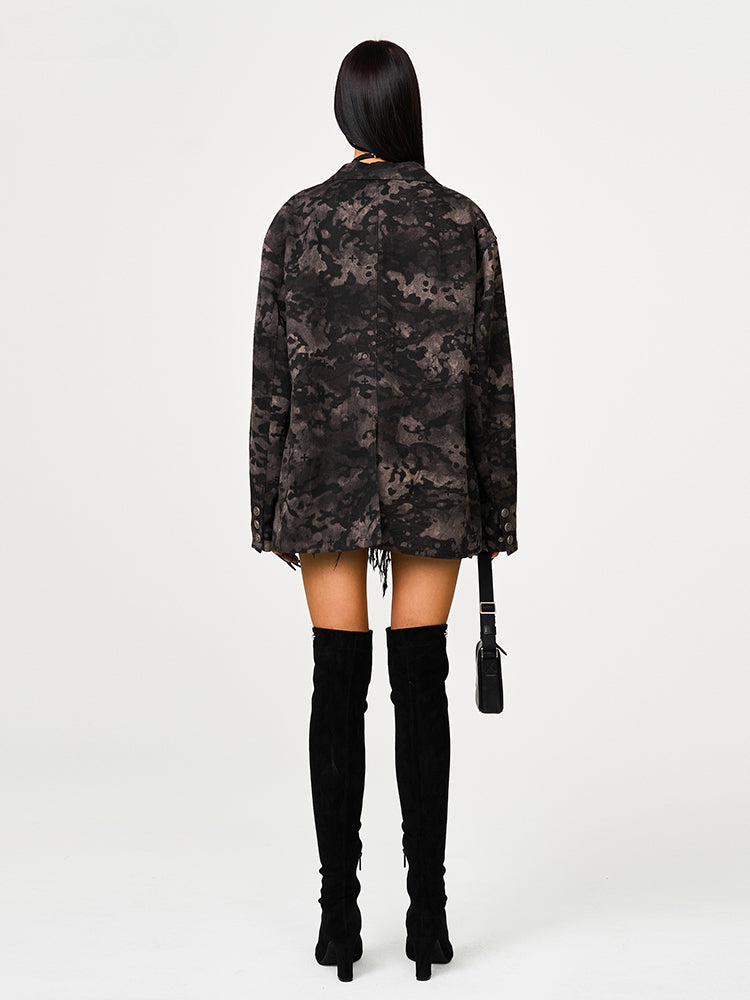 Compass Black Camo Outdoor Blazer - CHINASQUAD