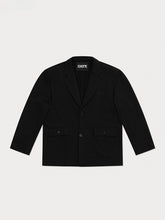 Black Oversized Classic Sports Blazer - CHINASQUAD