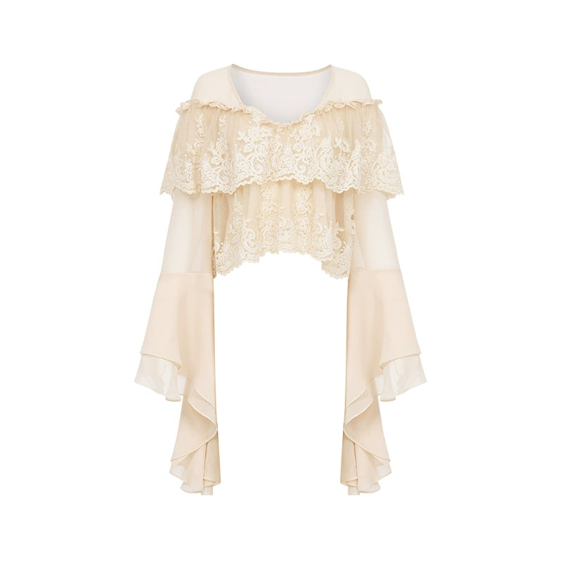 Ondine Chiffon Lace Set - CHINASQUAD