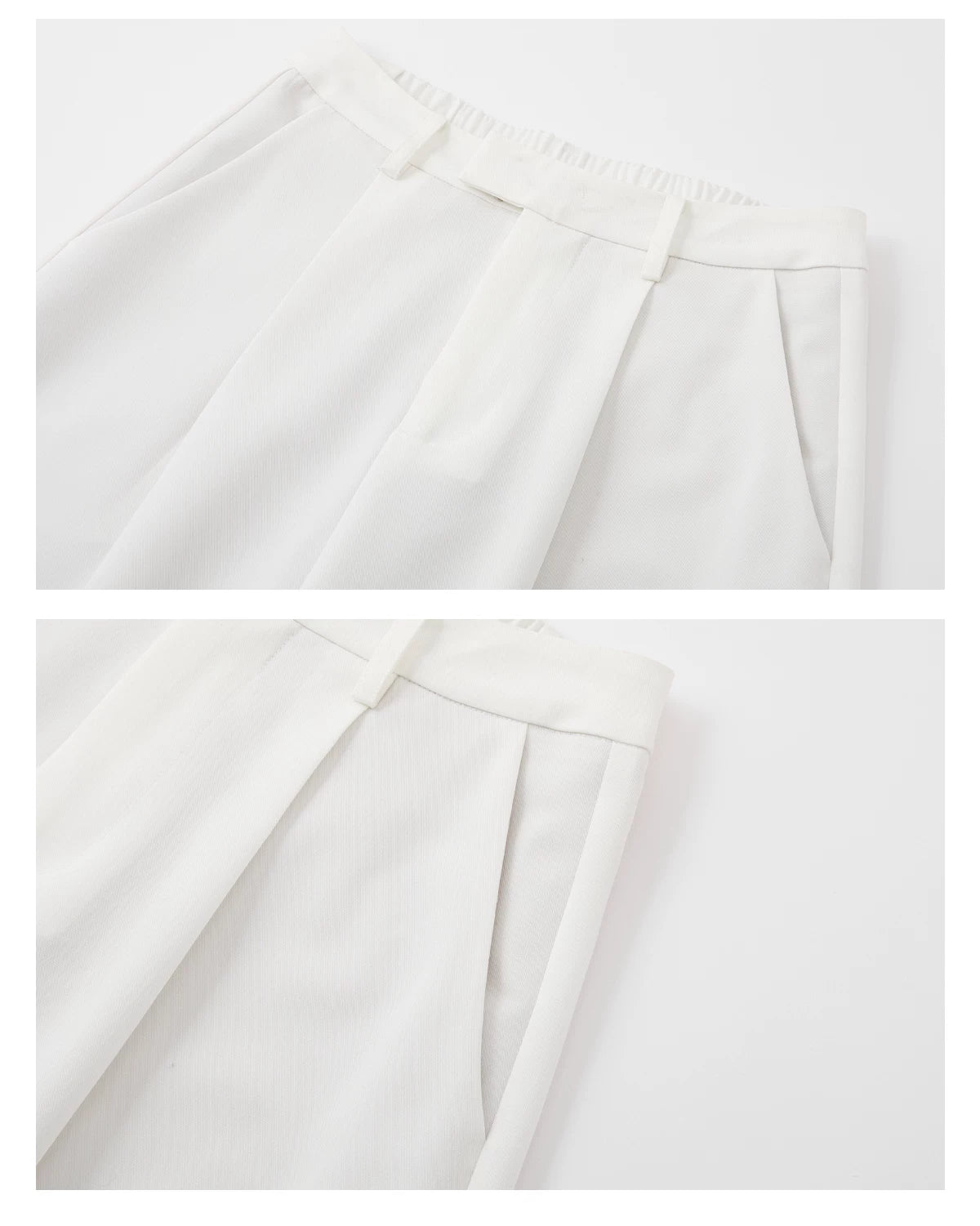 Relaxed Tailored Wide-Leg Trousers