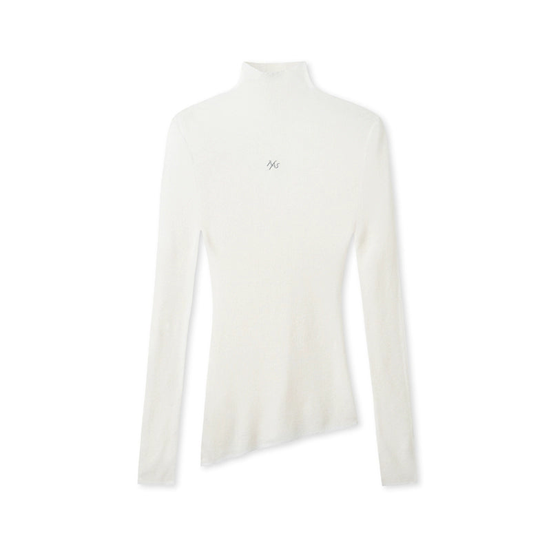 "Djembe Series" Meghan High-Neck Long-Sleeve Knit Sweater - CHINASQUAD