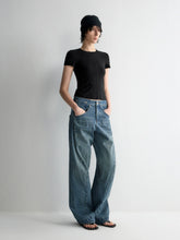 3D Cutting Micro Curved Knife Wide Leg Pants - CHINASQUAD