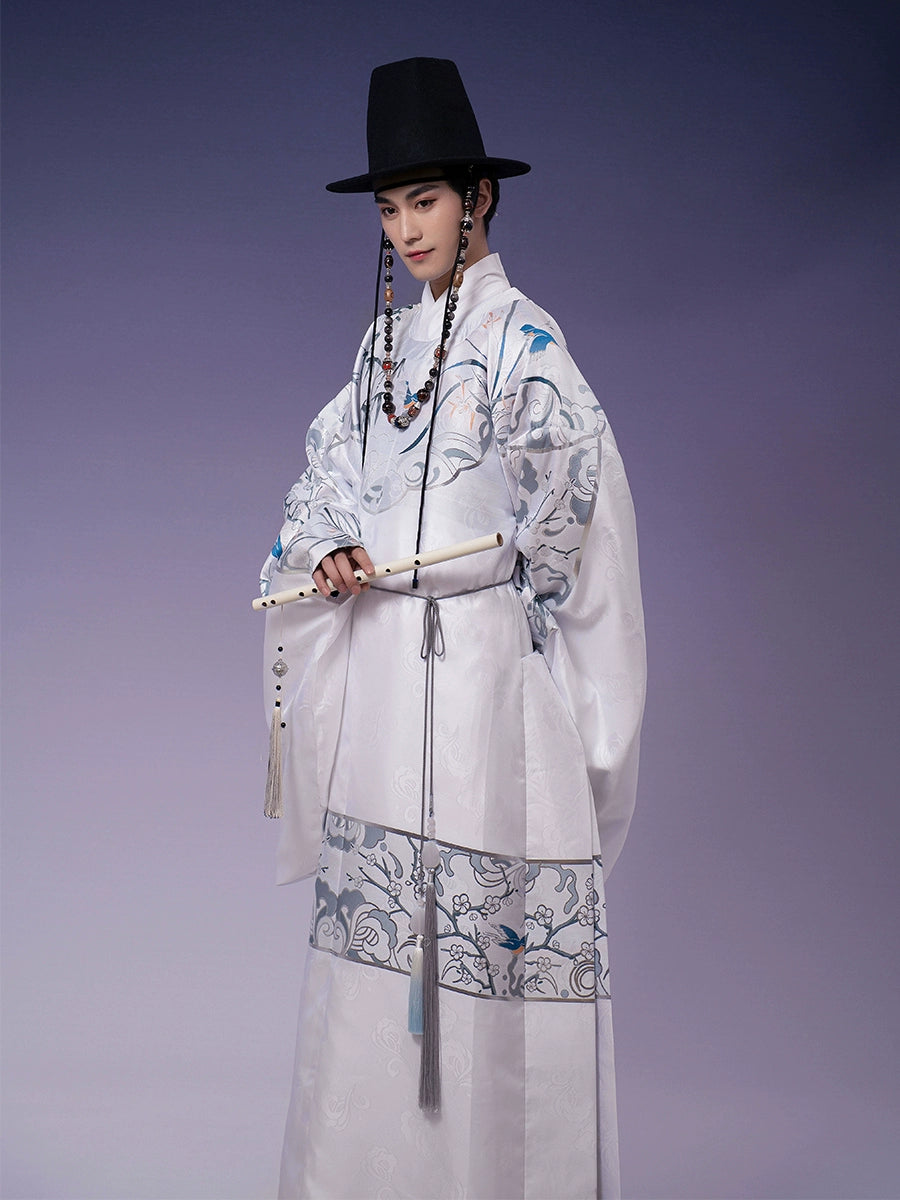 "清熙" Round-collar Robe Hanfu - CHINASQUAD