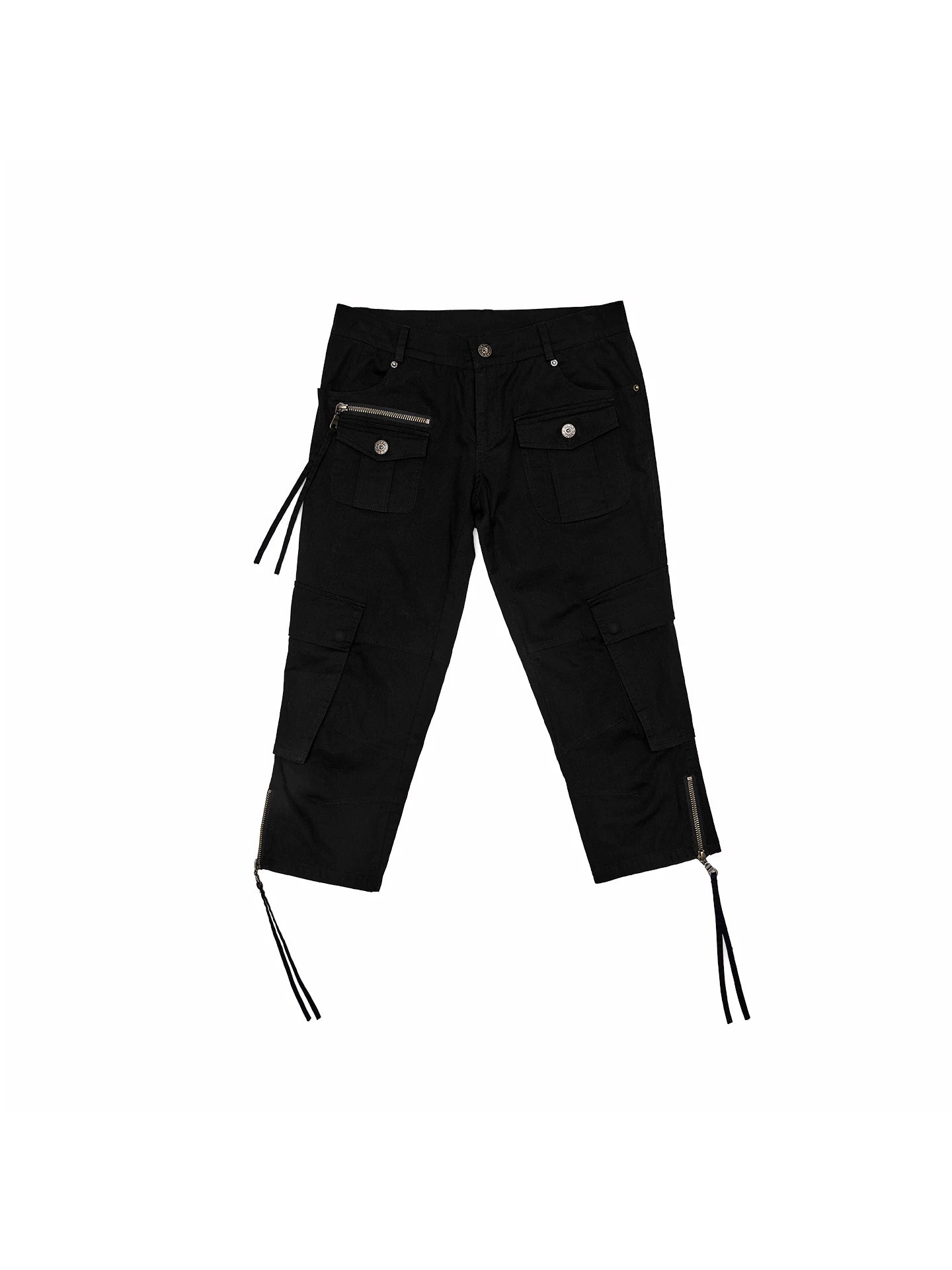 Multi-Pocket Utility Stretch Cargo Shorts