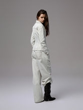 Embroidered Low-Waist Ripped Jeans - CHINASQUAD