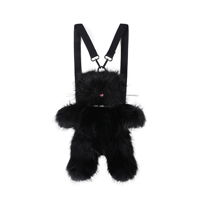 Kitten "No Head" & "Unhappy" Plush Doll Backpack - CHINASQUAD