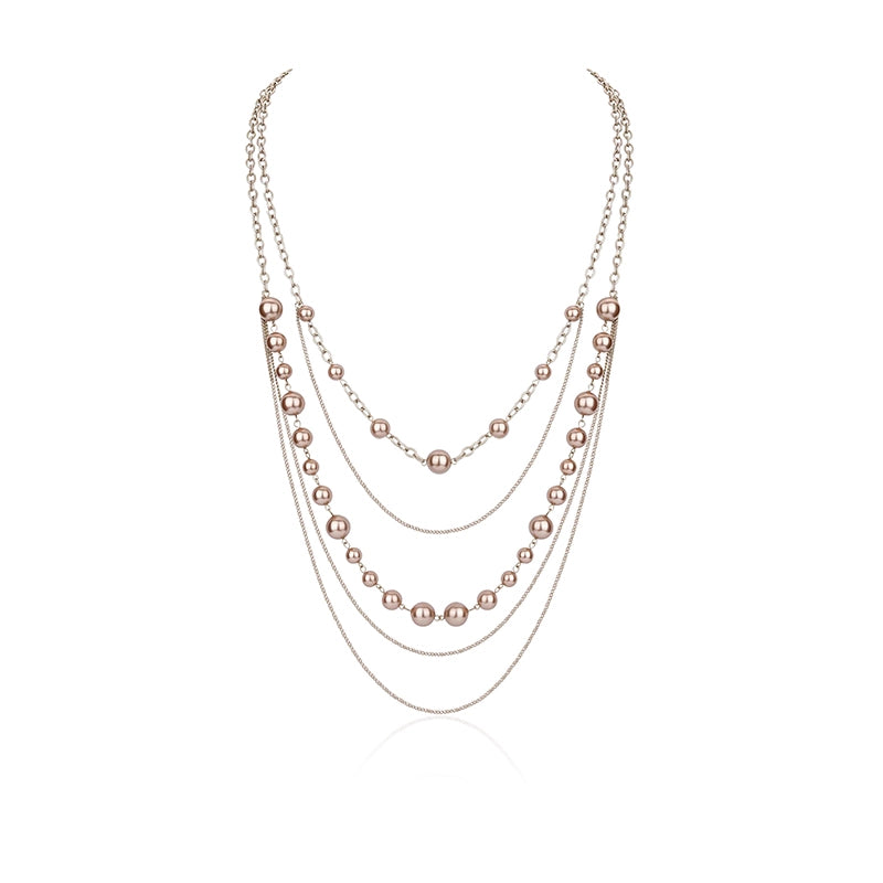 Retro Gold Long Pearl Sweater Chain - CHINASQUAD