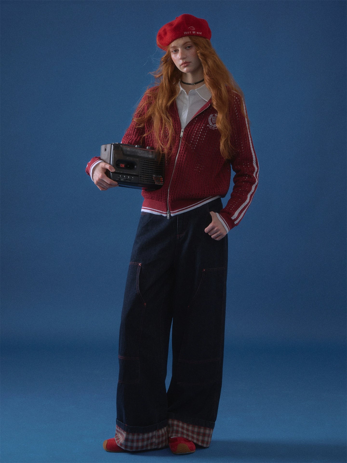 Varsity Embroidered Knit Hoodie - CHINASQUAD