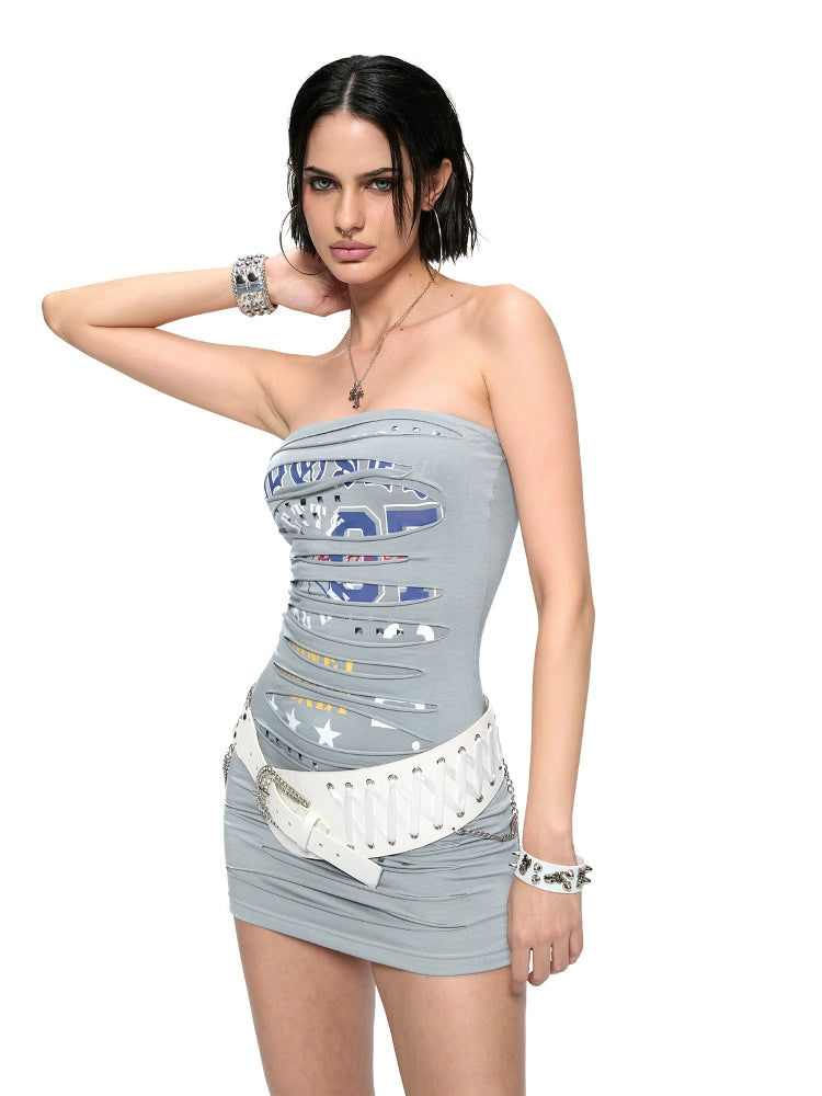 Punk Studded Bodycon Dress