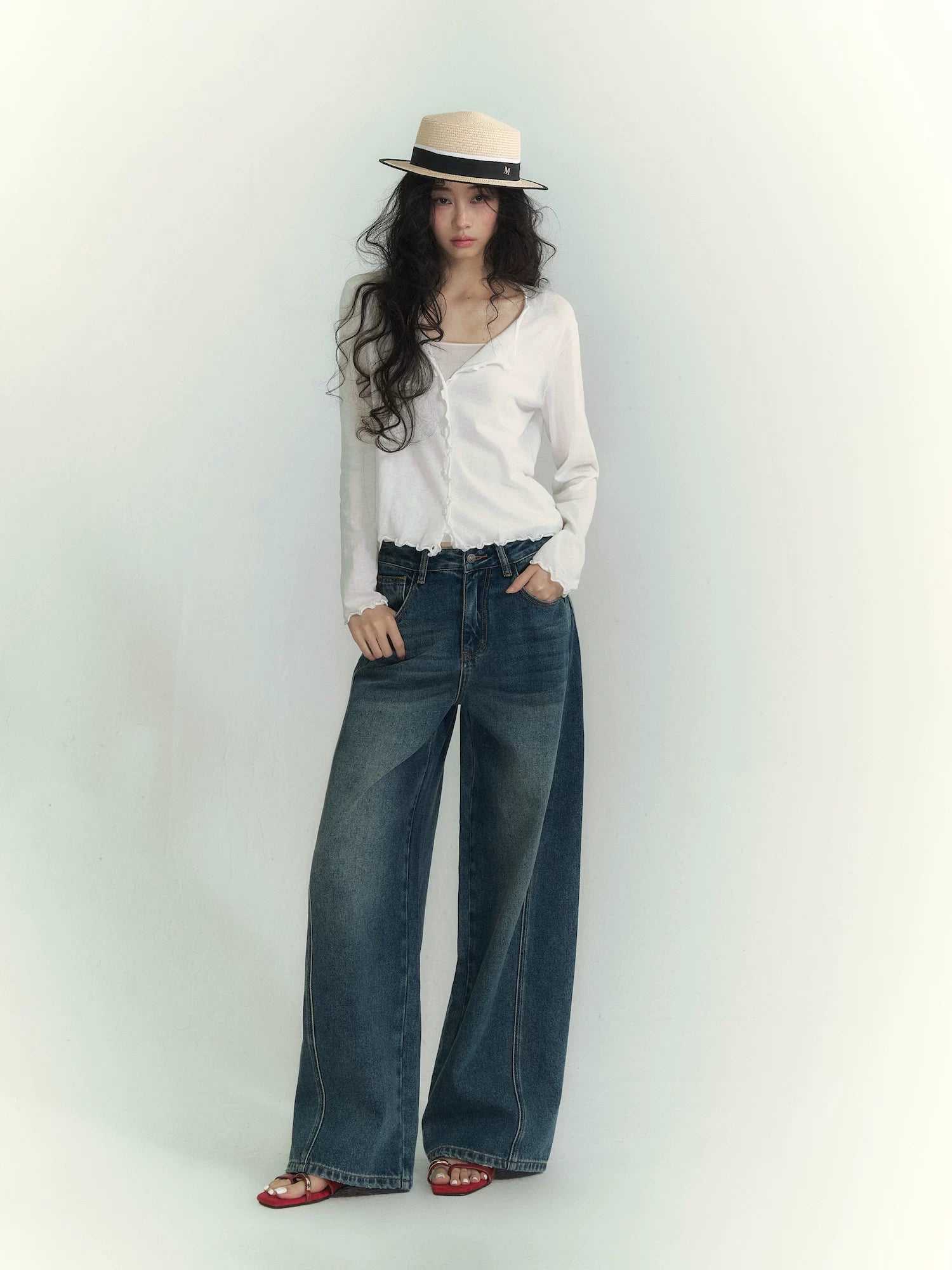 Mercerized Cotton Ultra-Lightweight Cardigan