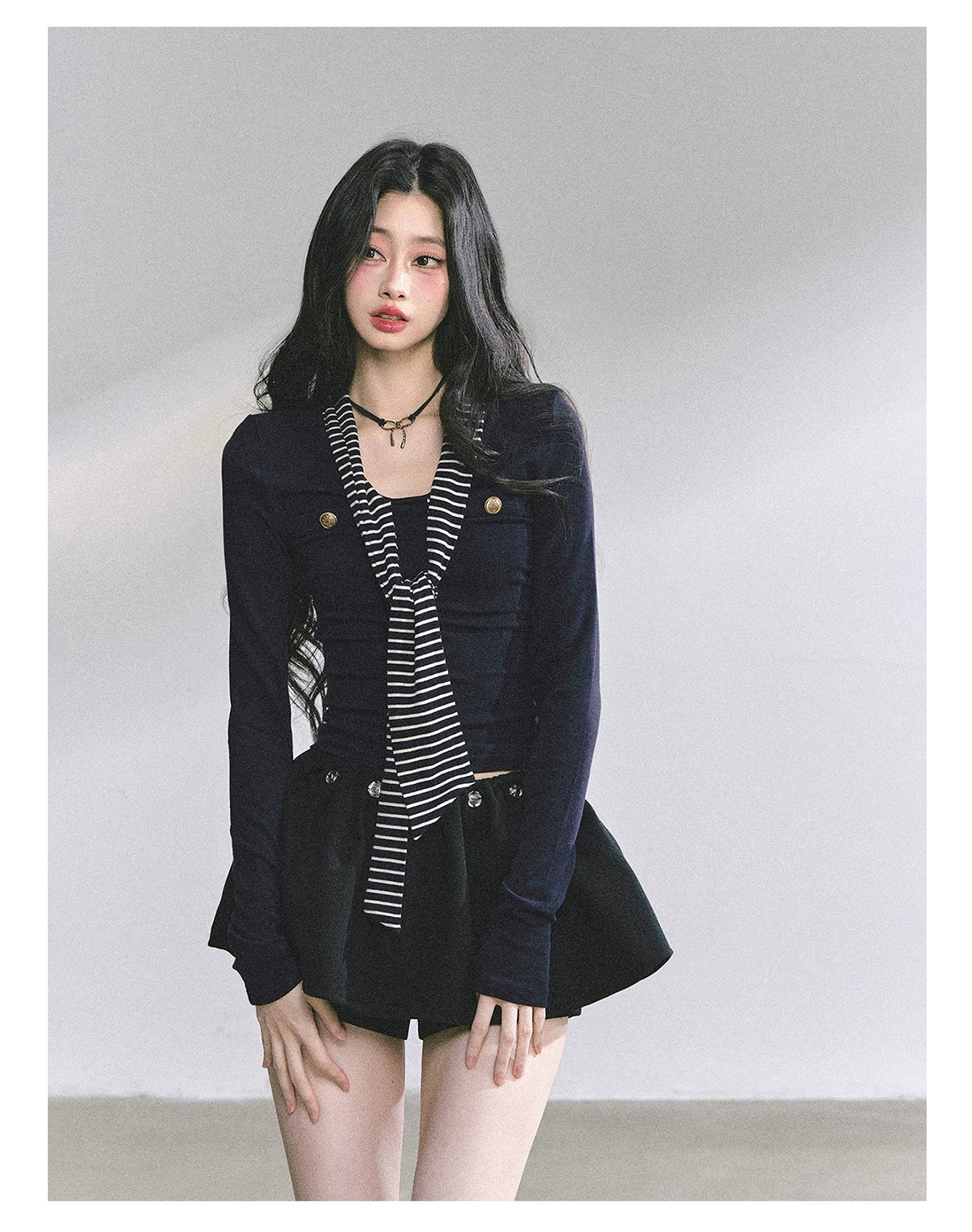 Striped Long-Sleeve Slim-Fit T-Shirt