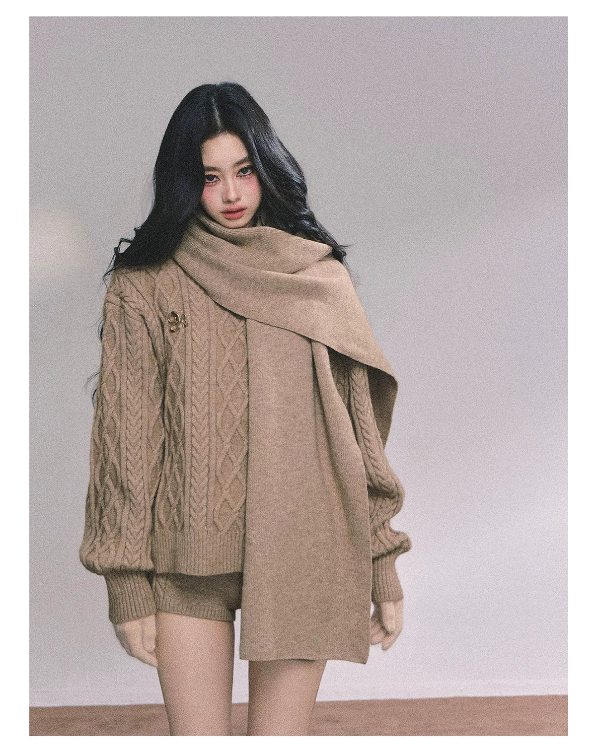 Zurich Student American Knit Three-Piece Set