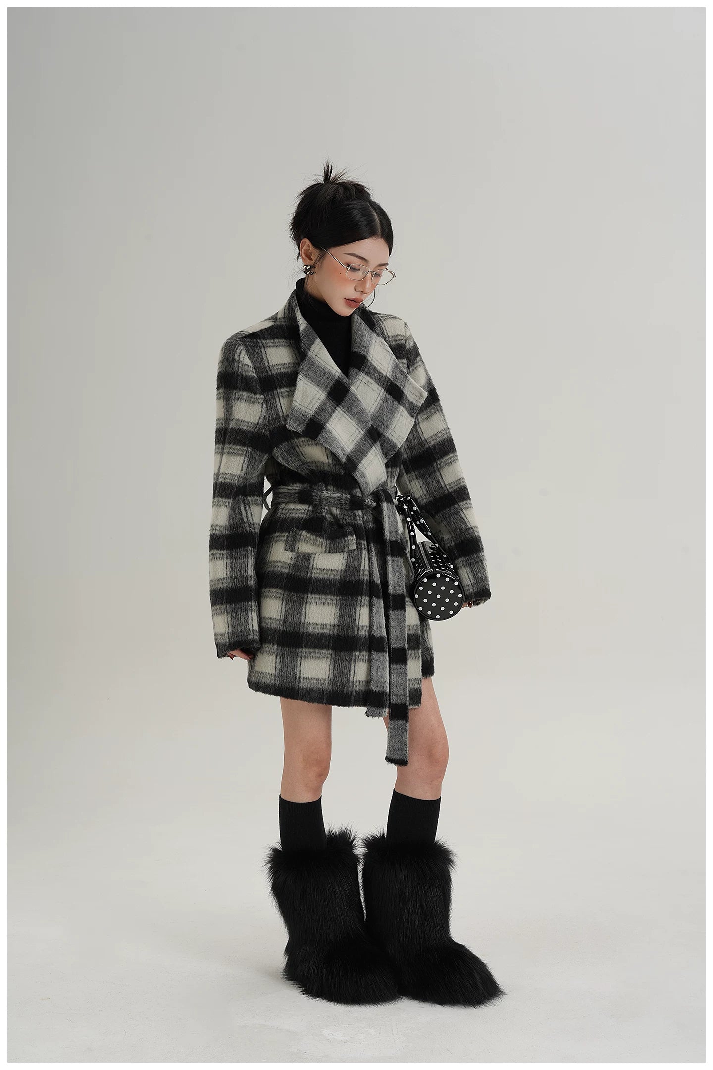 Double-Faced Wool Mid-Length Coat