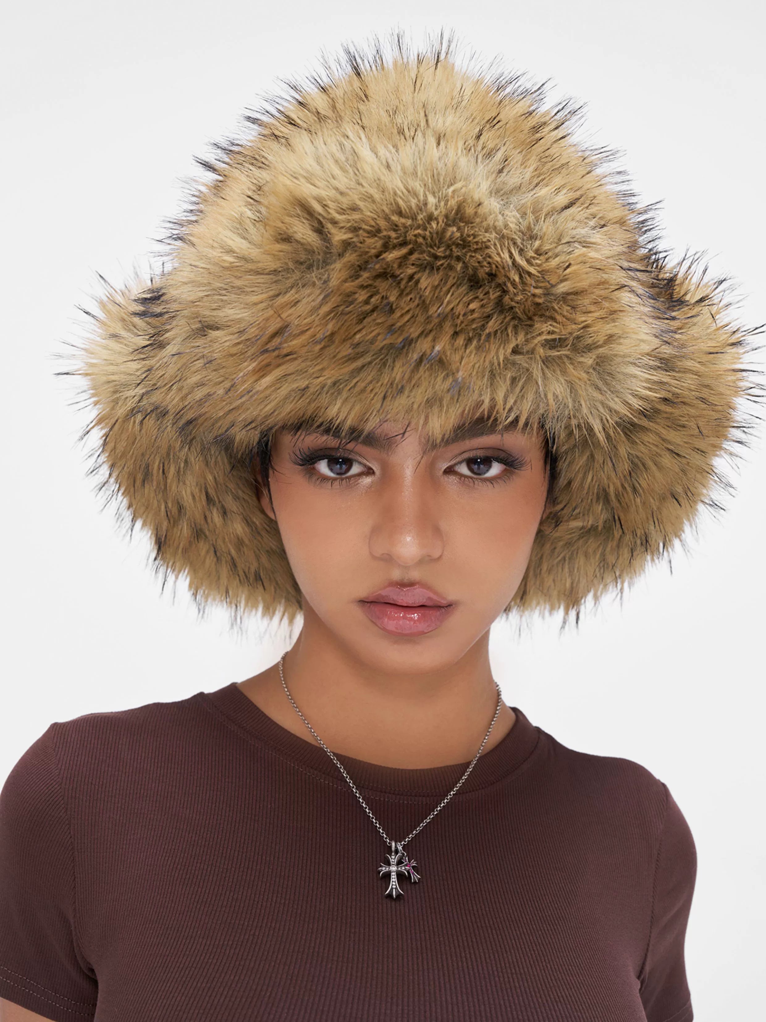 Fur Ushanka Ear-Flap Winter Hat