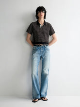 Irregular Pocket Wide-Leg Denim Pants - CHINASQUAD