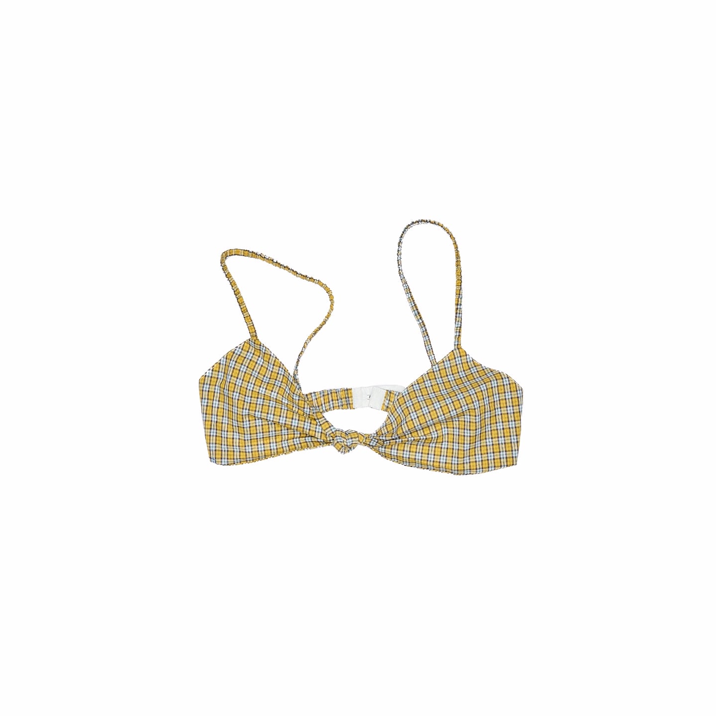 1JINN Studio Retro Check Knot Bra - CHINASQUAD