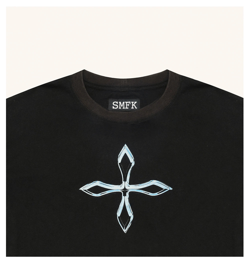 Compass Cross Vintage Tee - CHINASQUAD