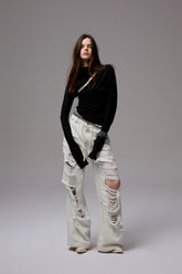 Tencel Wool Ruched T-Shirt - CHINASQUAD