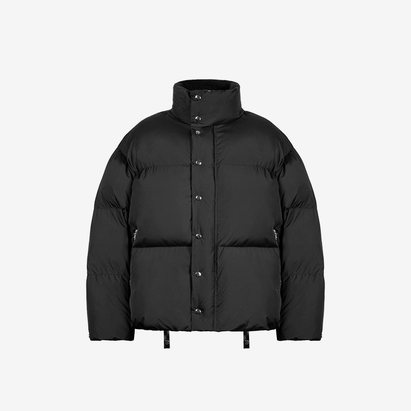 Black Foldable Down Jacket - CHINASQUAD