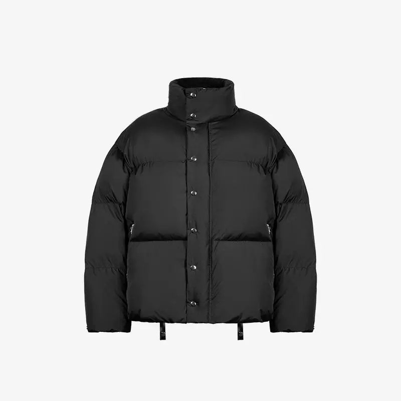 Black Foldable Down Jacket - CHINASQUAD