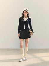 Lace Strap Pleated Skirt - CHINASQUAD