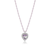 Cat Enamel Purple Pearl Necklace - CHINASQUAD