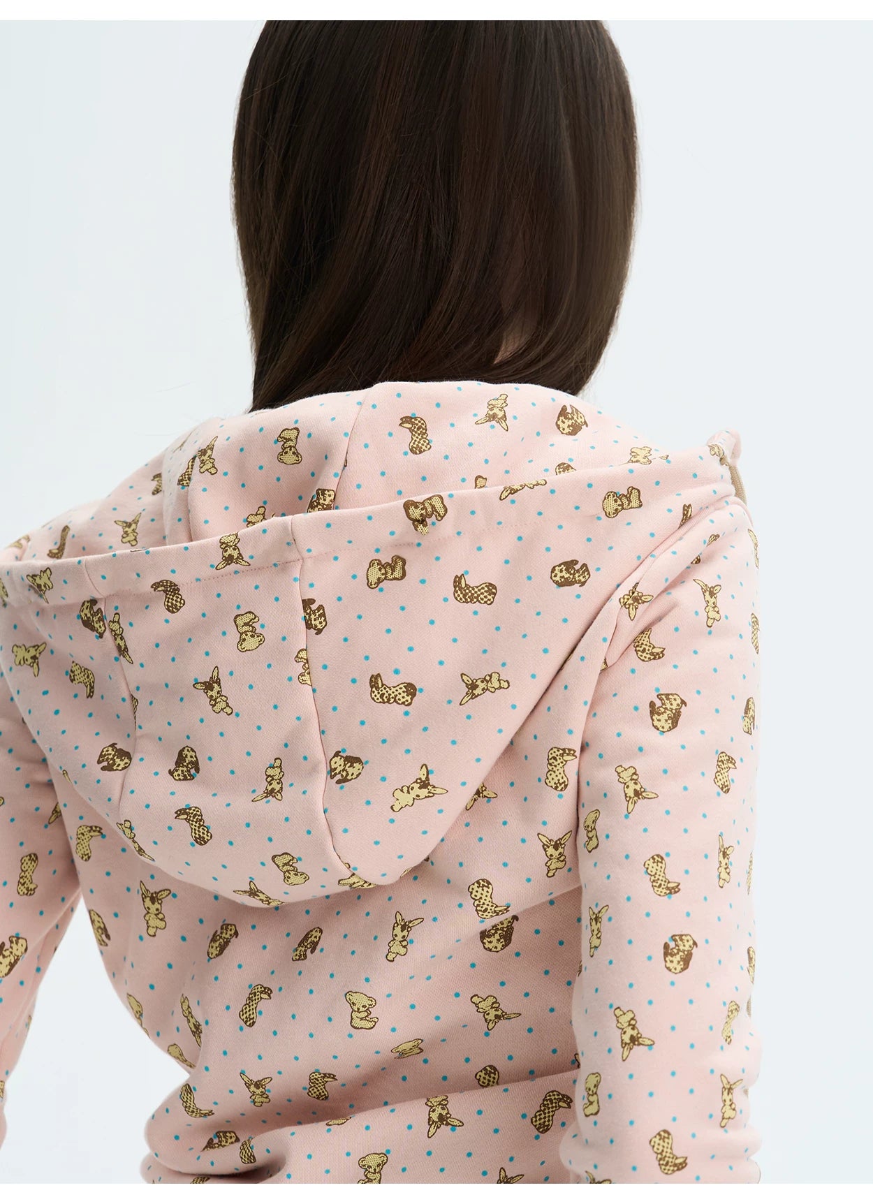 Printed Cotton Sweatshirt & Jogger Set