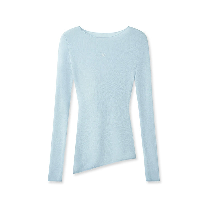"Djembe Series" Meghan High-Neck Long-Sleeve Knit Sweater - CHINASQUAD