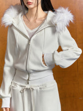 Detachable Fur Collar Hoodie & Pant Set - CHINASQUAD