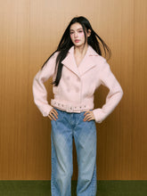 Pink Wool Short Jacket - CHINASQUAD