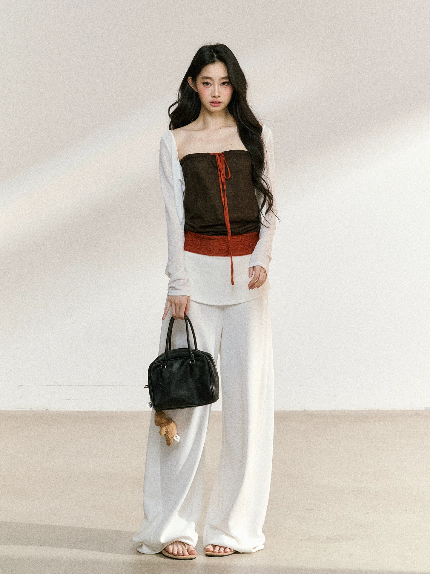 Colorblock Wool-Blend Bandeau - CHINASQUAD