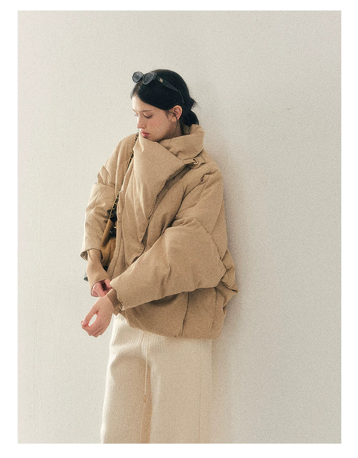 High Neck 90% Down Winter Puffer Jacket