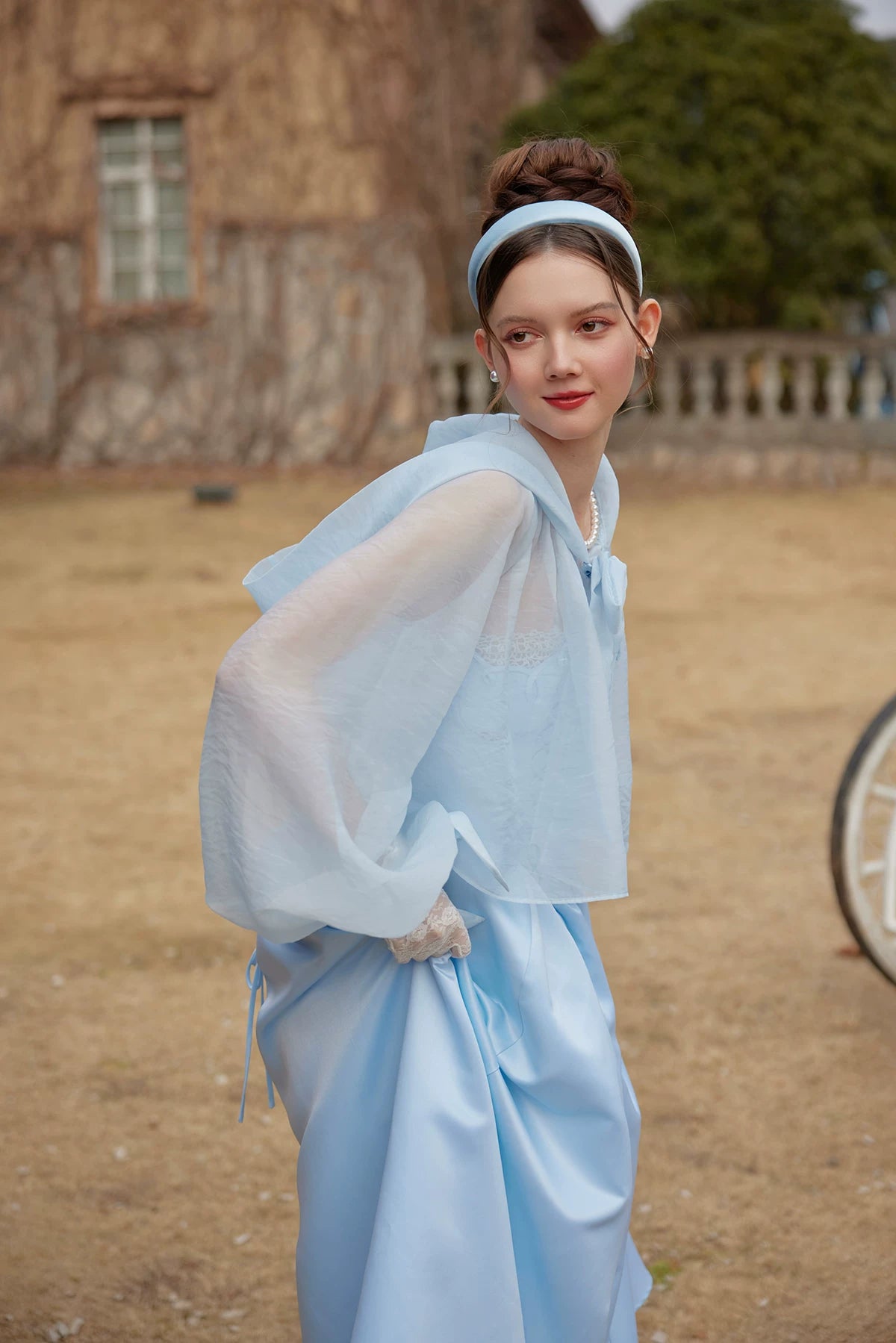 Cinderella Princess Satin Corset Gown