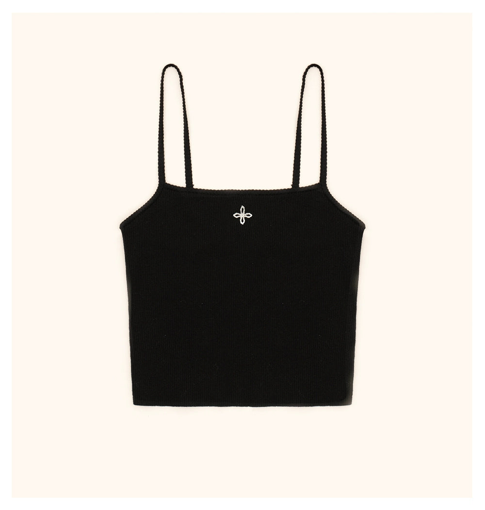 Compass Cruciferous Knitted Tank Top - CHINASQUAD