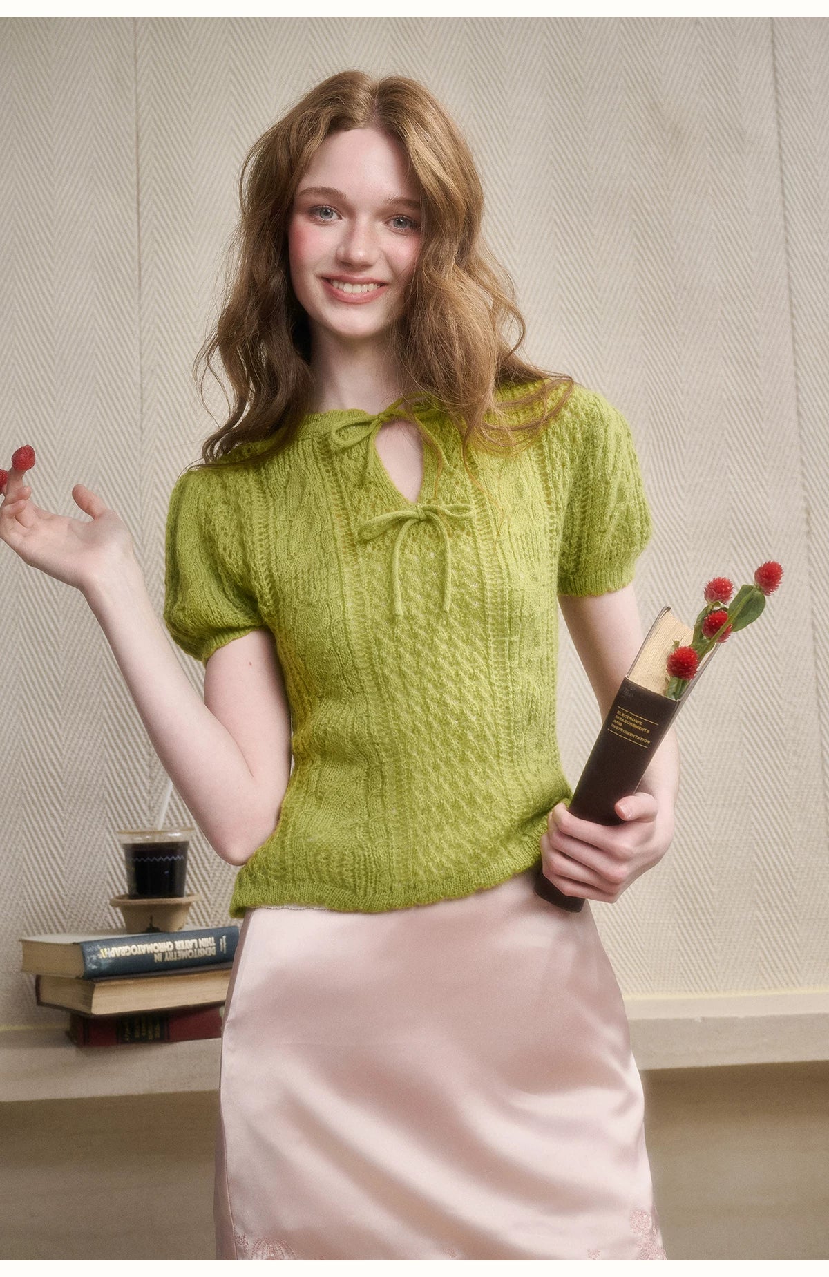 Soft Kitten Mohair Wool Knit Top