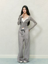 Double Waistband Spliced Fake Two-Piece Long Pants - CHINASQUAD