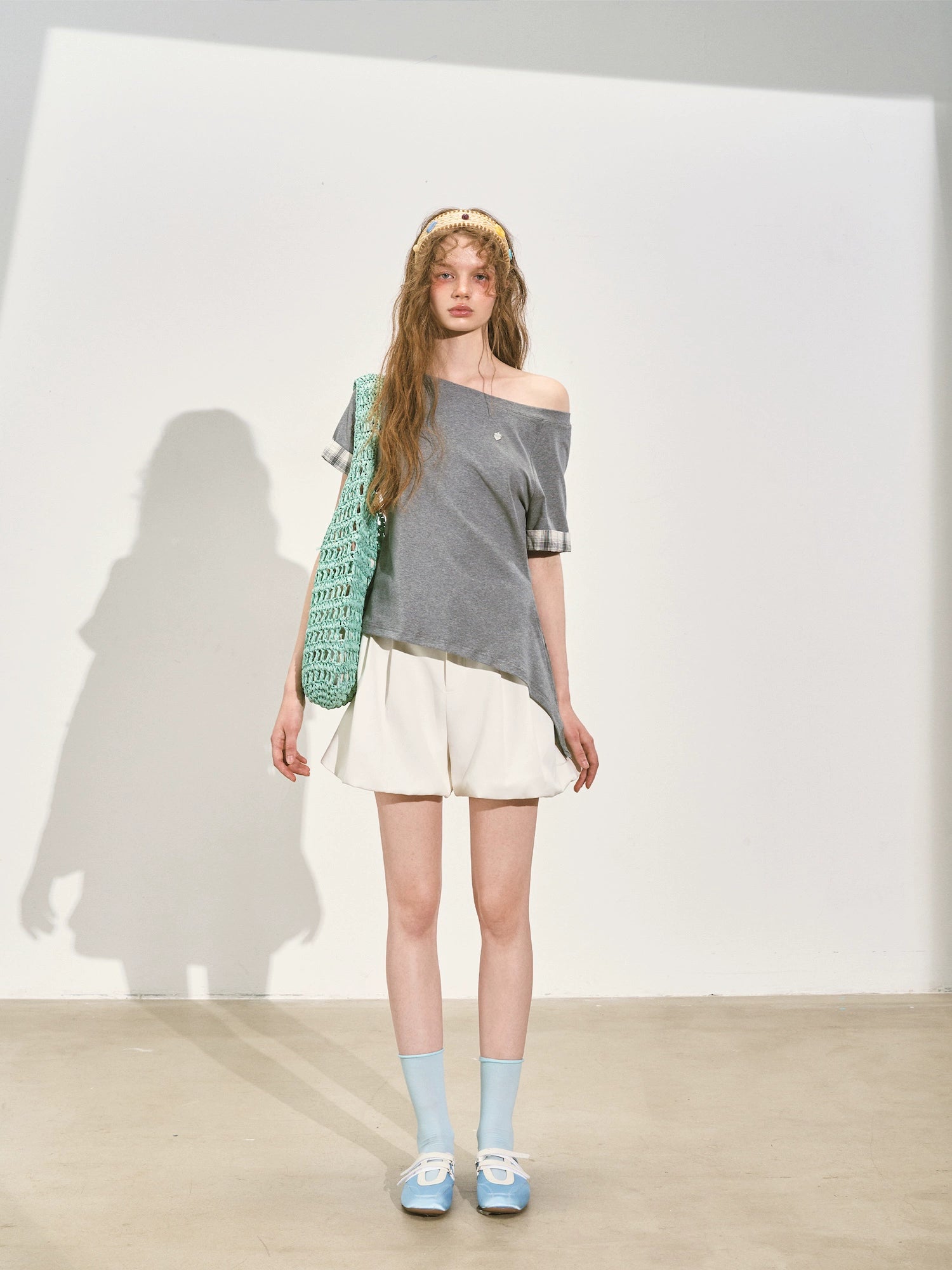 A-line Puff Wide-leg Shorts - CHINASQUAD