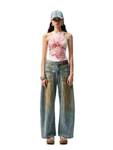 Mud-dyed Washed Jeans - CHINASQUAD