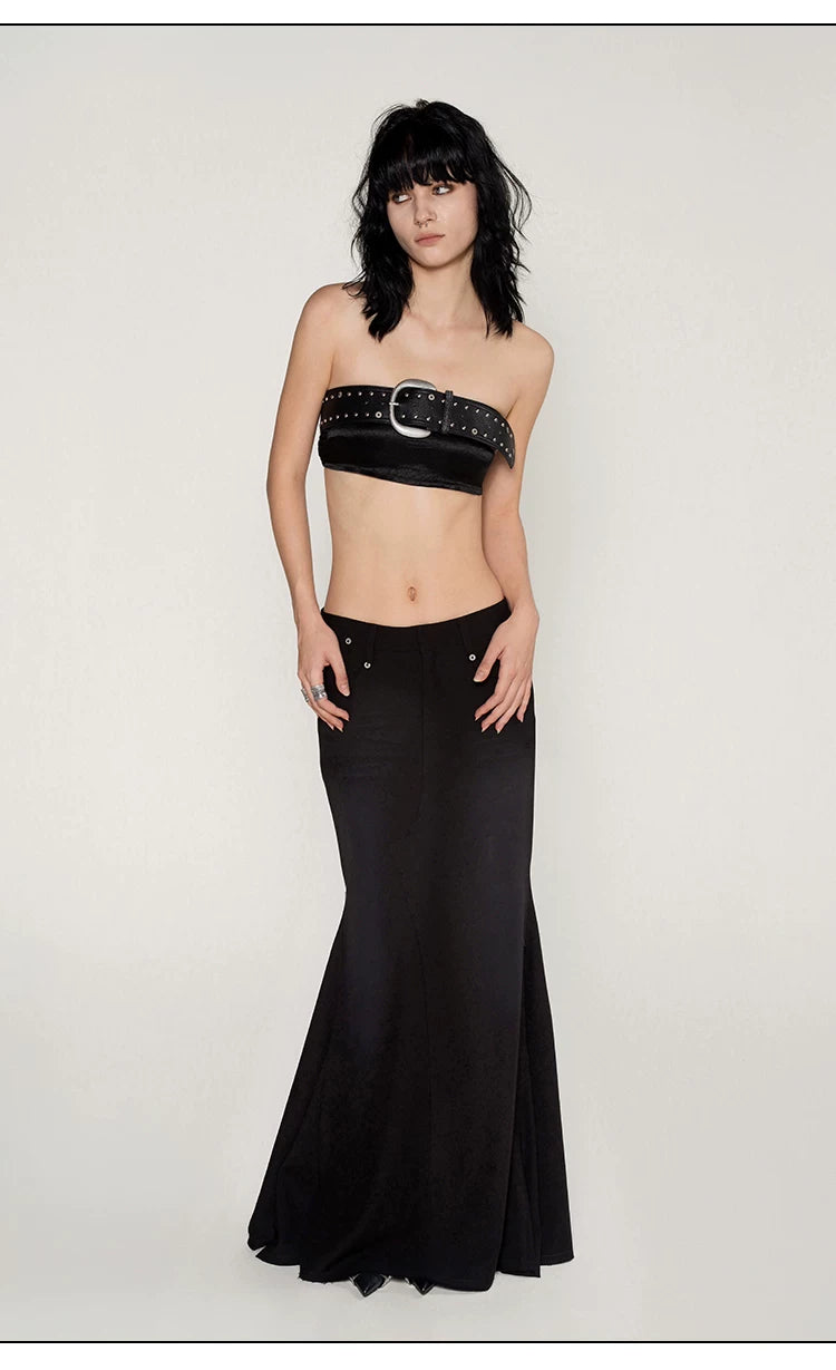 Studded PU Pin-Buckle Belt