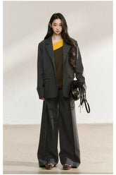 Tailored Draped Straight-Leg Trousers - CHINASQUAD