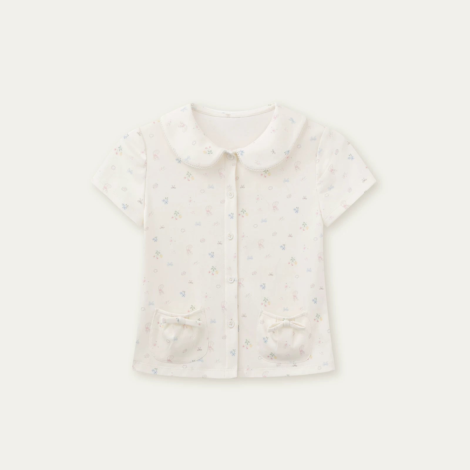 Summer Soliloquy Doll Collar Short Sleeve Tee