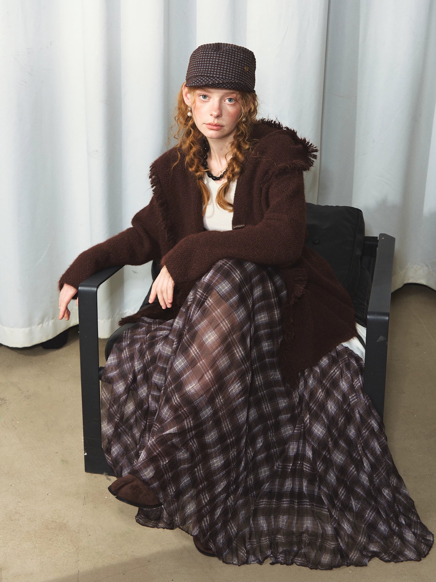 Fringed Hooded Cardigan - CHINASQUAD