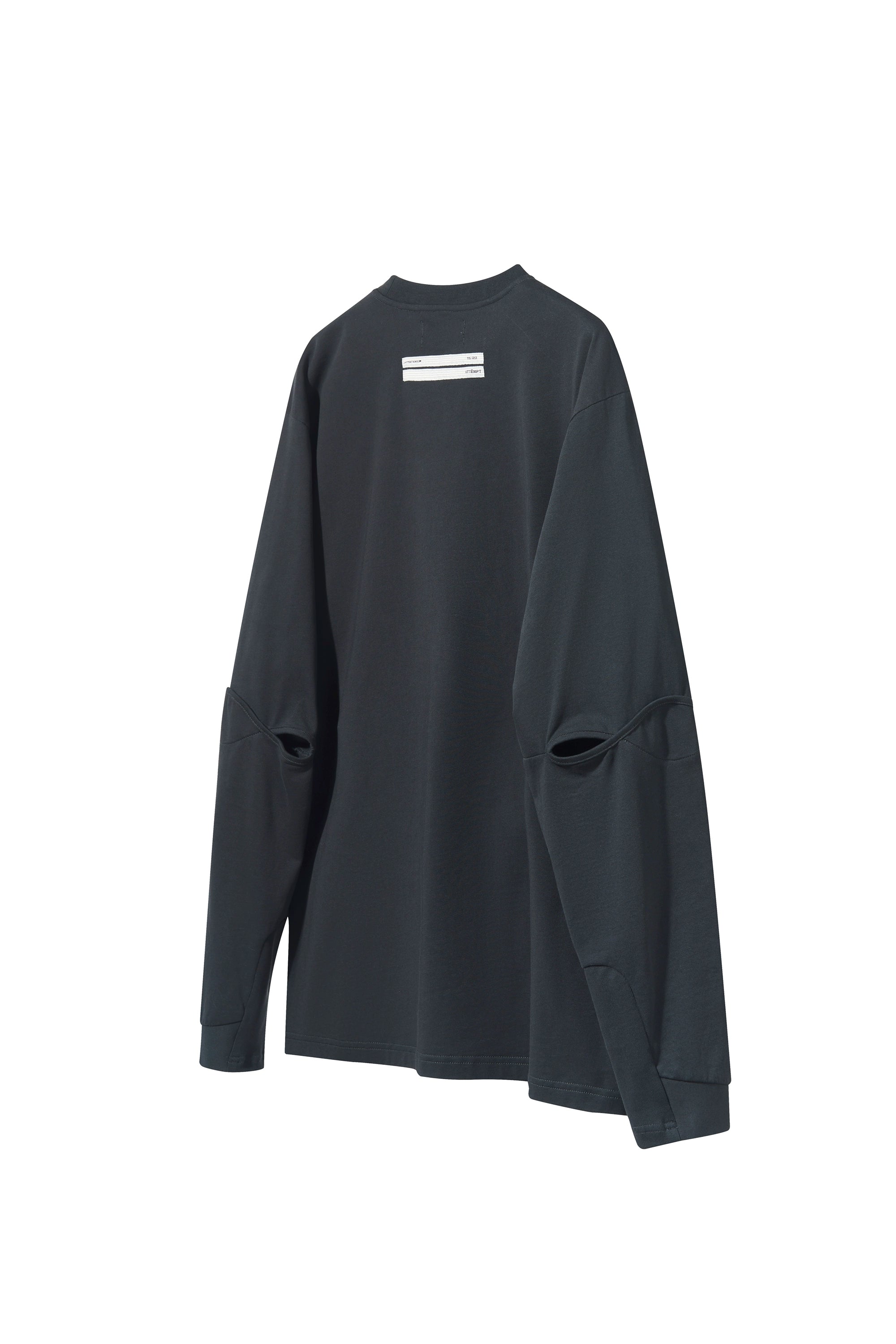 Disjointed Structure Long Sleeve T-Shirt - CHINASQUAD
