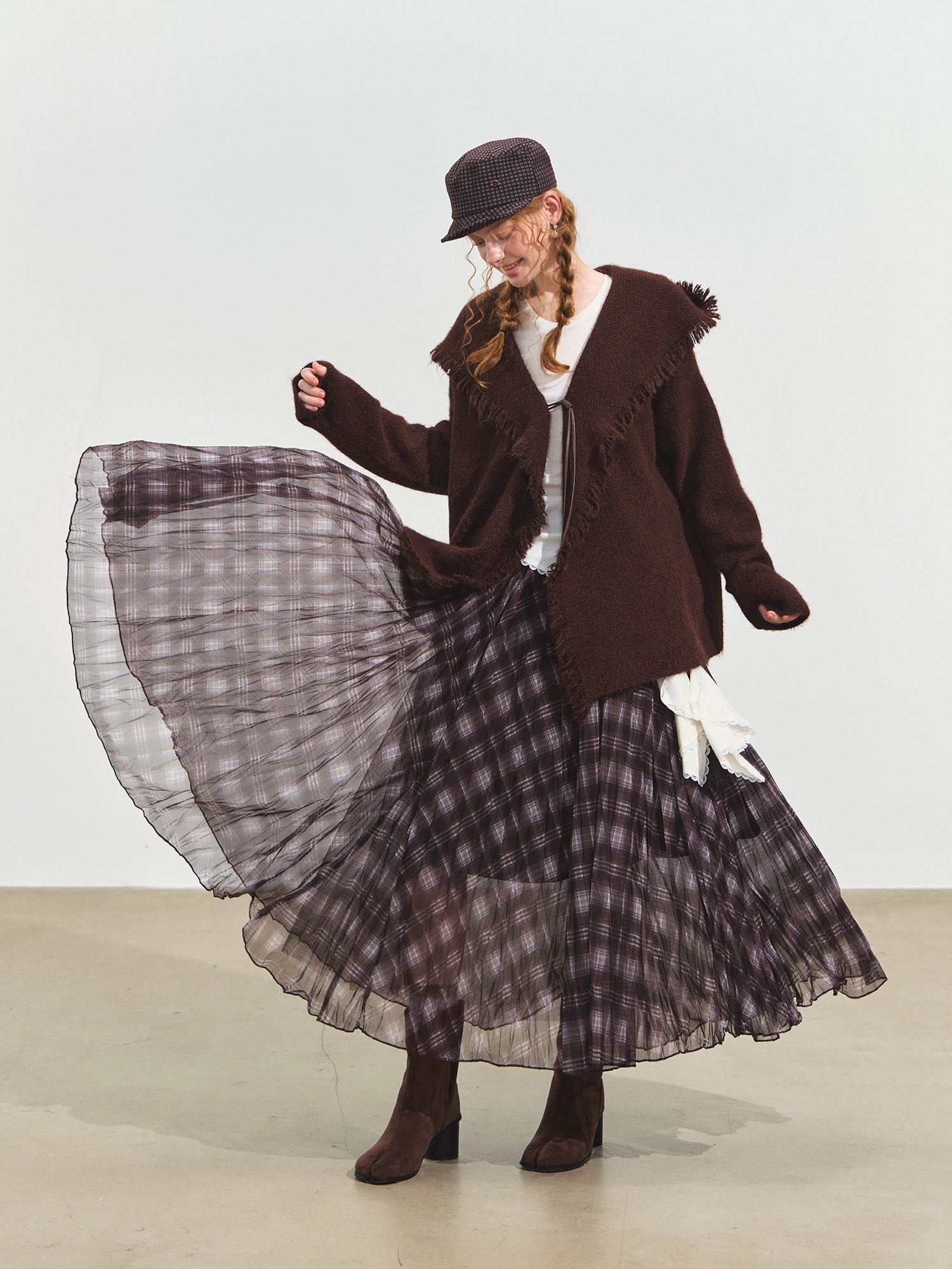 Fringed Hooded Cardigan - CHINASQUAD