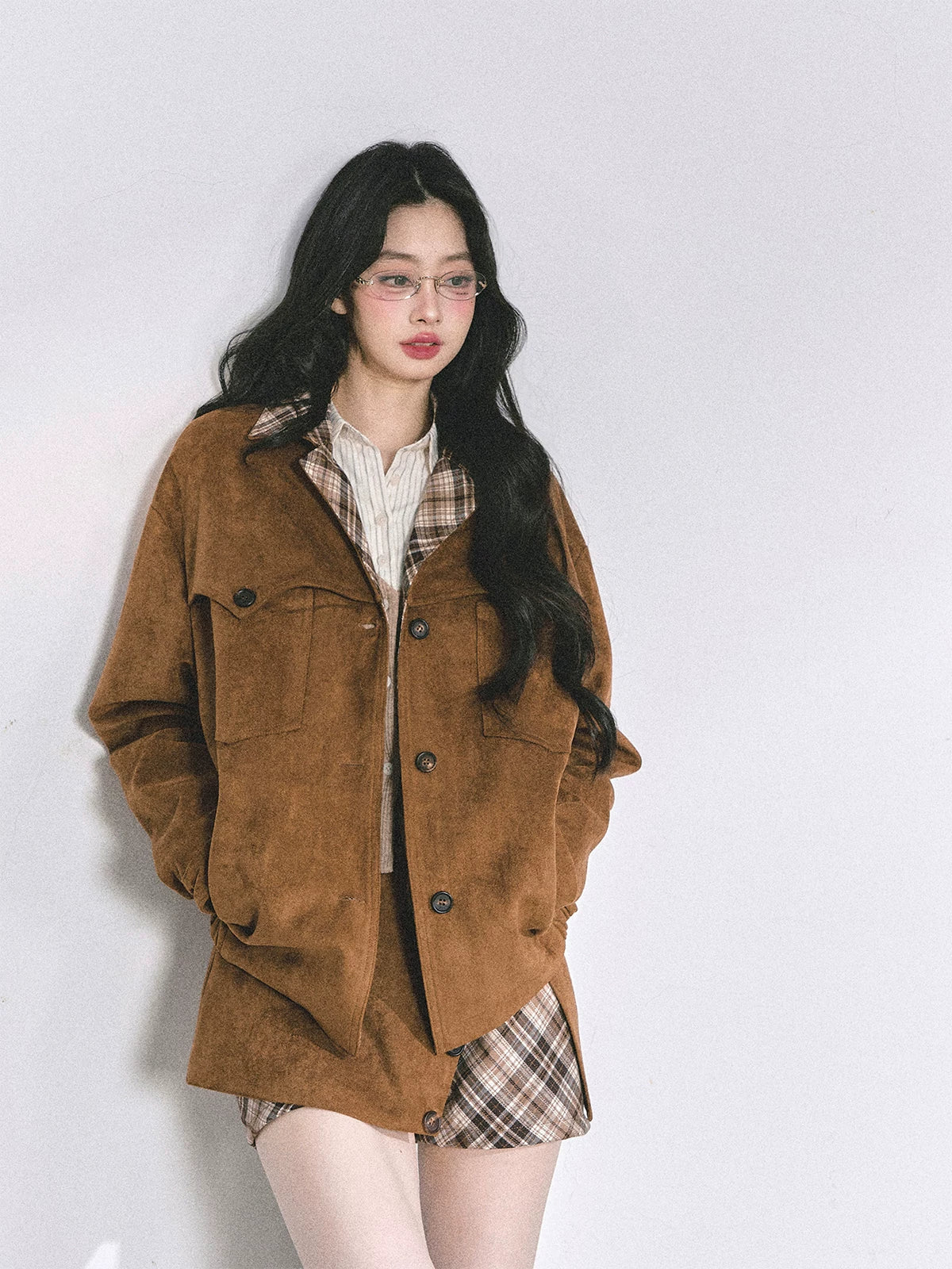 Two-Piece Jacket & Mini Skirt Set